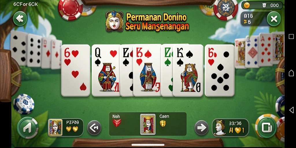 Screenshot gameplay 6CF yang menarik dan seru.