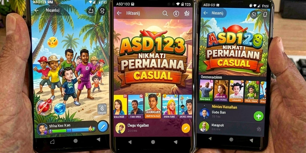 Tangkapan layar utama menunjukkan gameplay menarik dari ASD123.