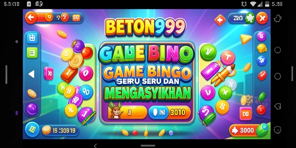 Tampilan gameplay Bingo yang seru dan interaktif di BETON999.