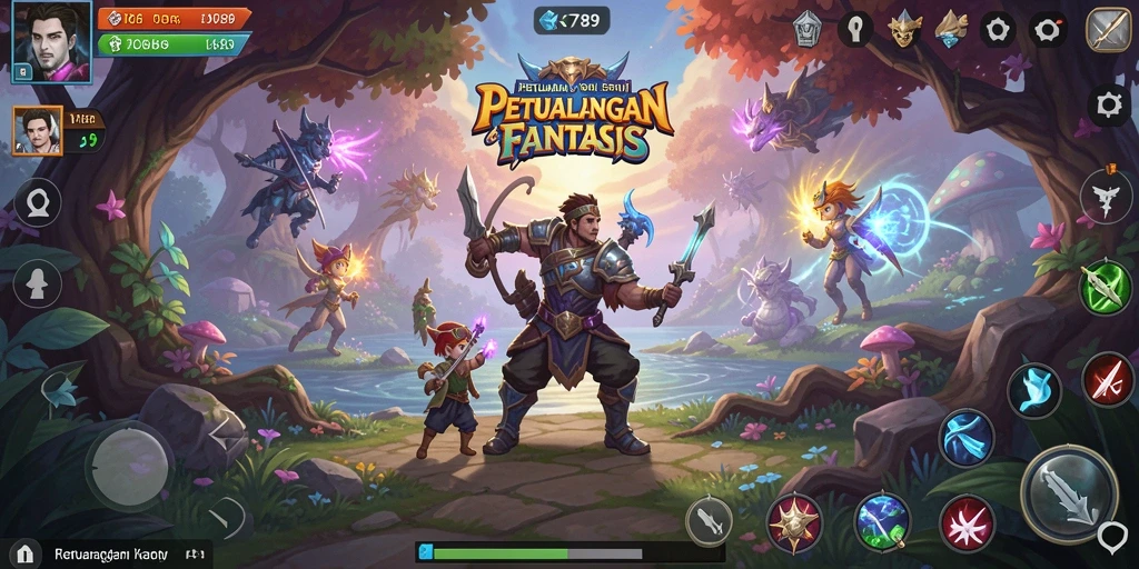 Tampilan gameplay CK789 dengan petualangan seru dan grafis menakjubkan.