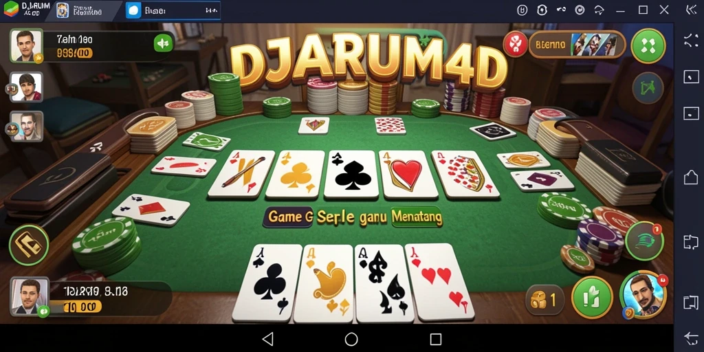 Tampilan gameplay seru DJARUM4D yang penuh tantangan.