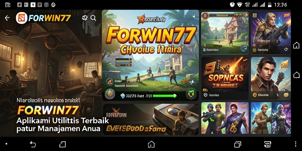 Screenshot tampilan antarmuka FORWIN77 saat mengelola tugas dan pengingat.