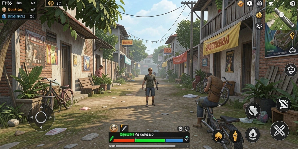 Tampilan gameplay <strong>FW66</strong> yang memukau dengan detail lingkungan yang kaya.