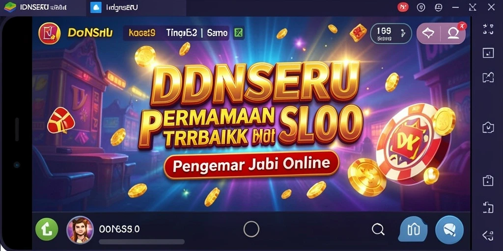 Tampilan menarik dari gameplay IDNSERU dalam permainan Slot.