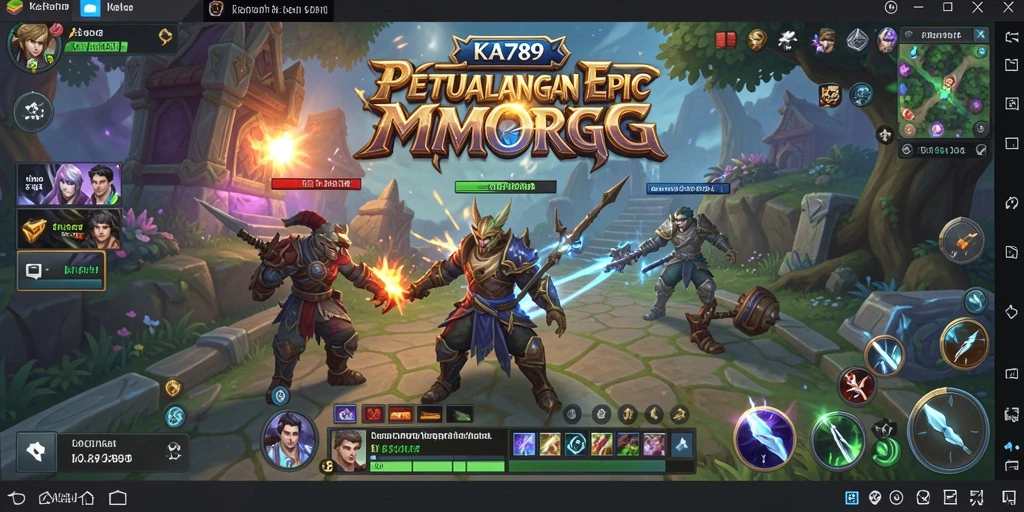 Tangkapan layar gameplay KA789 menampilkan aksi pertempuran yang mendalam dan grafik fantastis.