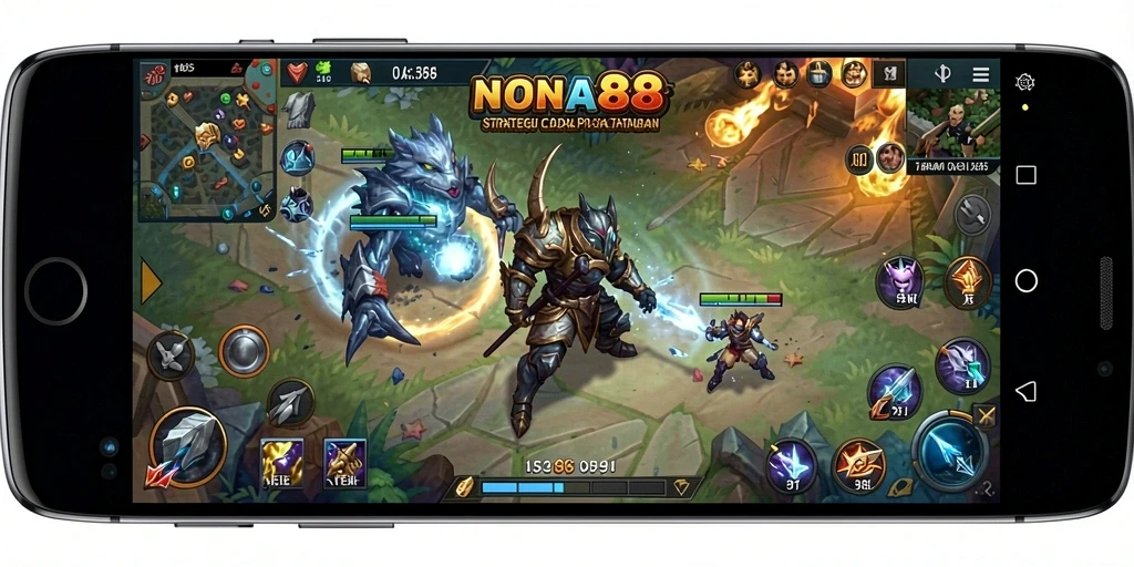 Tampilan gameplay NONA88 dengan strategi yang menantang dan menarik.