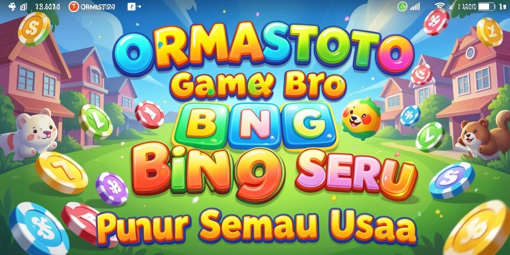 Tampilan gameplay Bingo di ORMASTOTO yang seru dan interaktif.