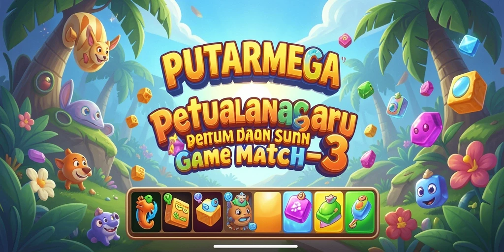 Tampilan gameplay PUTARMEGA dengan visual yang memukau.