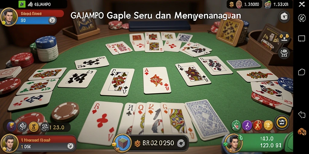 Tampilan gameplay RAJAMPO yang seru dan interaktif.