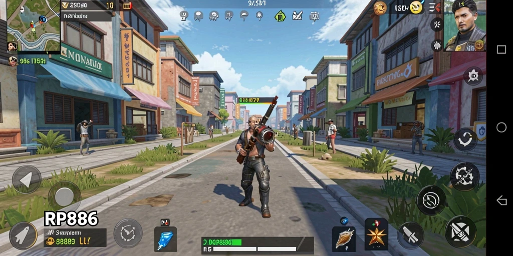 Tampilan gameplay RP886 yang mendebarkan dengan strategi yang mendalam.