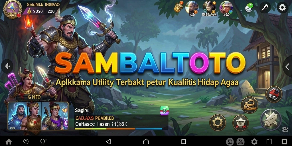 Screenshot utama SAMBALTOTO dengan antarmuka yang intuitif dan fitur-fitur bermanfaat.