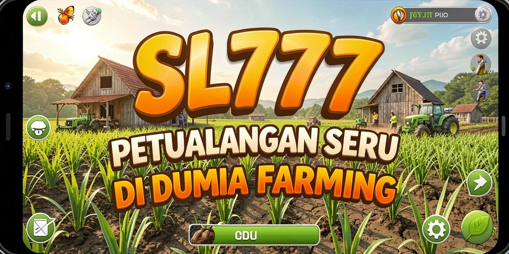 Tampilan gameplay menarik di SL777 dengan aktivitas bertani.