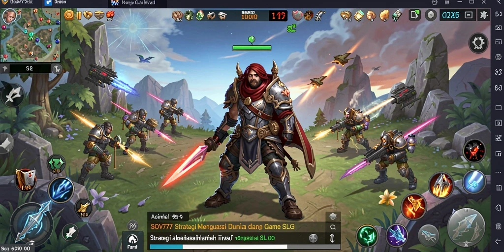 Tampilan gameplay yang menegangkan dan strategis di SOV777.