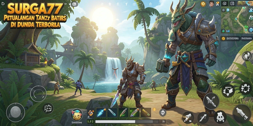 Gameplay SURGA77 yang menakjubkan di dunia terbuka.