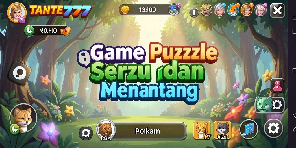 Tampilan gameplay seru dan penuh warna di TANTE777.
