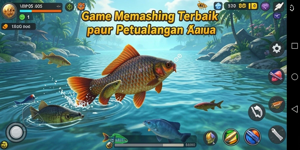 Tampilan gameplay menarik dengan aksi memancing seru di <strong>VIP805</strong>.