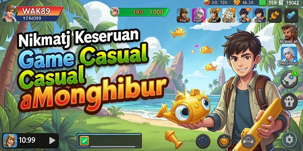 Tampilan menarik dari gameplay seru WAK89.