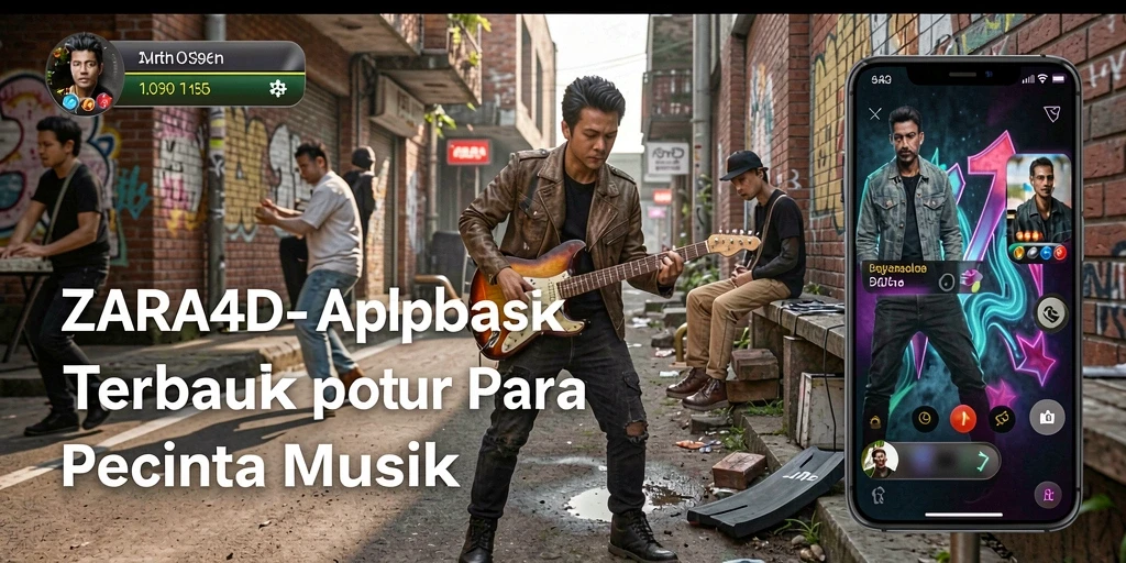 Tampilan gameplay ZARA4D menghadirkan musik dan karaoke yang seru.
